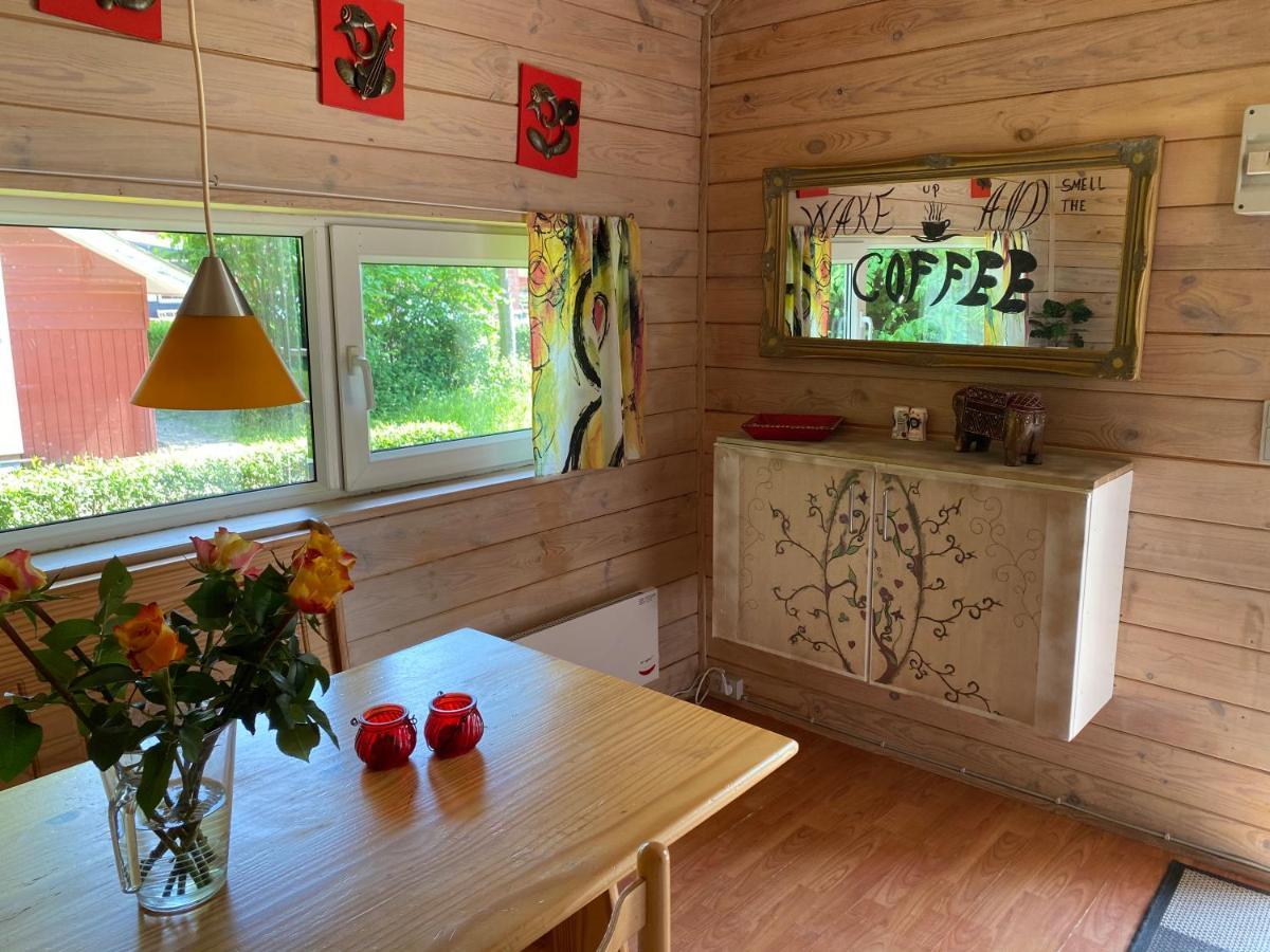 Вилла 4-Personers Hytte Pa Rinkenaeshus Camping - Hytte B Гростен Экстерьер фото